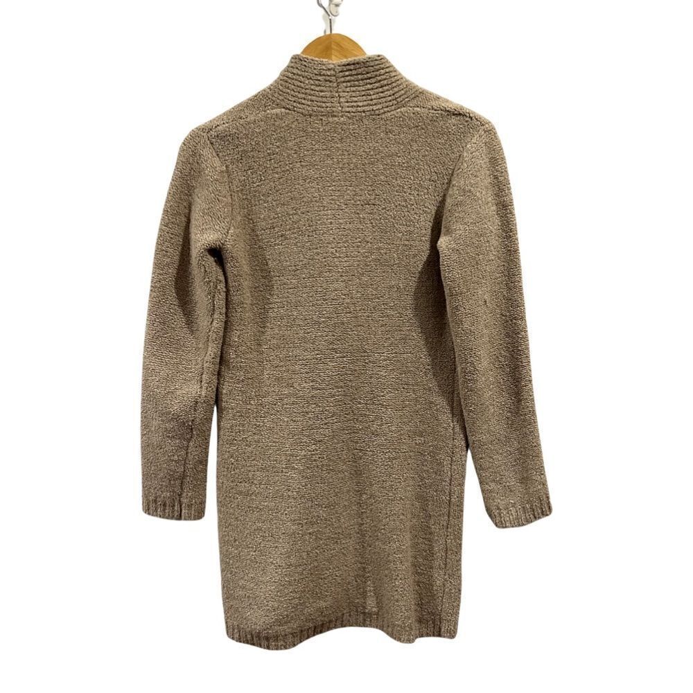 Cambridge Tan dry goods plush snap closure cardigan size Small - Picture 3 of 8